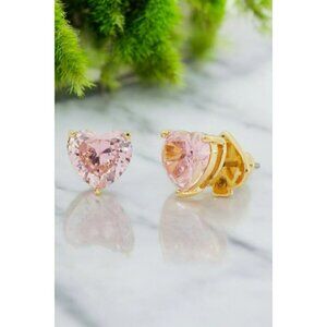 Kate Spade New York My Love Heart Stud Earrings in Pink